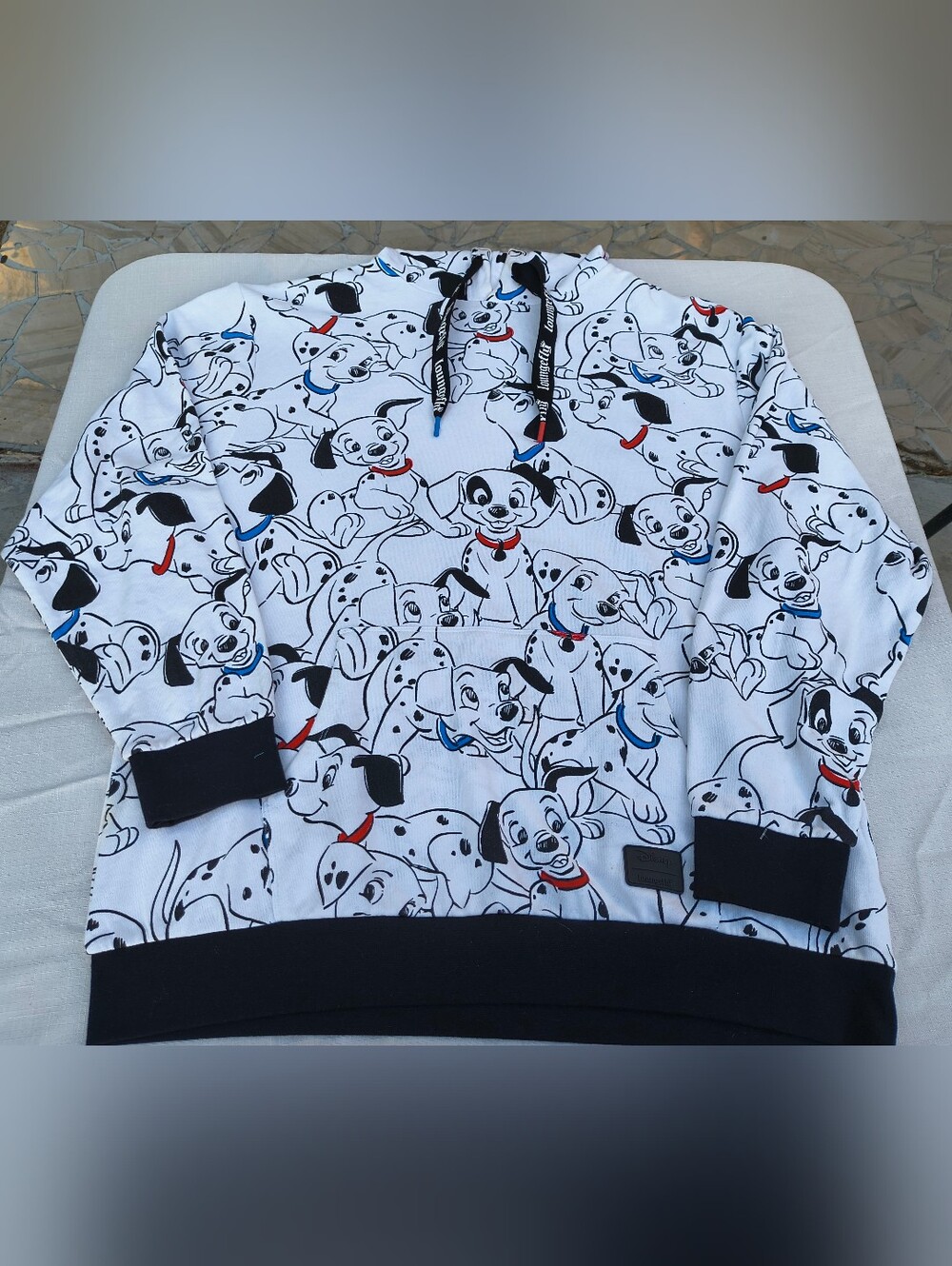 White Loungefly Core Disney 101 Dalmatians Unisex Sweatshirt